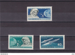 BULGARIE 1962 ESPACE VOSTOK III Yvert PA 93-95, Michel 1355-1357 NEUF** MNH Cote 5,50 Euros - Unused Stamps