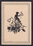 Flowers / Postcard Not Circulated, 2 Scans - Silhouetkaarten