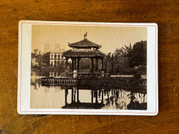 China ? Vietnam ? * Photo CDV Cabinet Circa 1870/1890 * Temple ? * Chine Tonkin Indochine - China