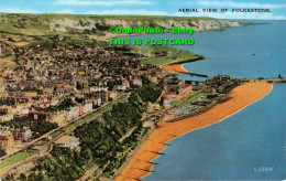 R356633 Aerial View Of Folkestone. L259R. Valesque. 1240V Style. Valentines. 196 - World