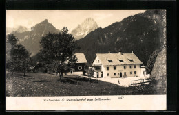 AK Hinterstoder /O.-Ö., Gasthof Schmalzerhof Gegen Spitzmauer  - Autres & Non Classés