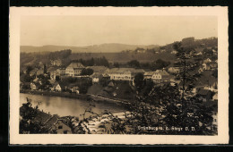 AK Grünburg A. D. Steyr, Ortsansicht Aus Der Vogelschau  - Altri & Non Classificati