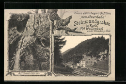 AK Furth, Gasthaus Zum Auerhahn Bes.: Franz Steinberger, Steinwandklamm  - Andere & Zonder Classificatie