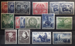 AUSTRALIA 1945 - 1951, Commémoratifs 16 Timbres Entre Yvert No 146 - 179 , Neufs ** / * MH / MNH , TB - Nuovi