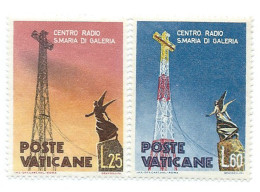 Vaticano 1959; Centro Radio Di Santa Maria Di Galeria, Serie Completa, Nuova. - Ongebruikt