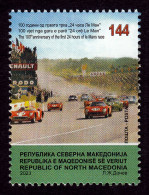 North Macedonia 2023 100 Years Anniversary 24 Hours Of Le Mans France Race Cars MNH - Nordmazedonien