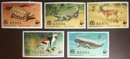 Kenya 1977 WWF Endangered Species Animals Reptiles Manatee MNH - Other & Unclassified