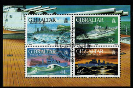 Gibraltar 1994 - Mi.Nr. Block 19 - Gestempelt Used - Schiffe Ships Militaria II. Weltkrieg - Bateaux