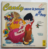 LIVRE DISQUE VINYLE 45 Tours Candy Sauve La Pension De Melle Pony Générique 1978 - Verzameluitgaven