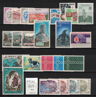 Monaco - Année 1971 Complète Avec Préoblitéré - Neuve SANS Charnière - MNH Year 1971 With Precancel - Full Years