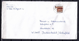MiNr. 1348; Sehenswürdigkeiten: Hambacher Schloss, Auf Portoger. Großbrief Von Stuttgart Nach Duderstadt; E-131 - Covers & Documents