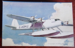 Cpm Avion " Mercury " Transatlantic Float Seaplane  - Ill. W. Church - 1946-....: Era Moderna