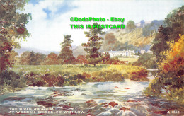 R357427 The River Aughrim At Wooden Bridge. Co. Wicklow. A. 1852. Valentines Pos - World