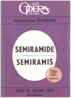 Semiramis / Livret De Gaetano Rossi Bilingue - Musique