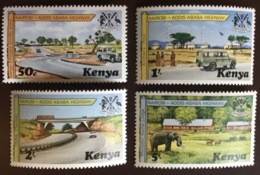 Kenya 1977 Nairobi Highway Elephants MNH - Kenya (1963-...)