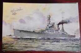 Cpm Avion H.M.S. Renown  - Ill. Bannister - Krieg