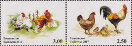 709275 MNH TAYIKISTAN 2017 AÑO LUNAR CHINO DEL GALLO - Tadschikistan