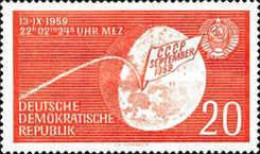 DDR ESPACIO 1959 Yv 437 MNH - Unused Stamps