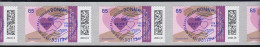 3816 Helfer - Pflege, Selbstklebend, 5er-Streifen Mit UNGERADER Nummer EV-O Bonn - Roller Precancels