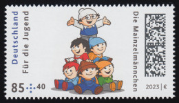 3777 Für Die Jugend: Die Mainzelmännchen 85 Cent, Postfrisch ** / MNH - Nuovi