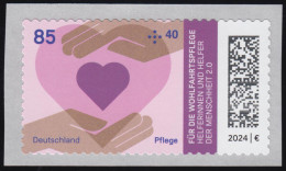 3816 Wohlfahrt Helfer 85+40 Pflege, Selbstklebend Aus Der Rolle, Postfrisch ** - Unused Stamps