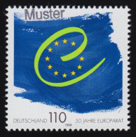 2049 Europarat, Muster-Aufdruck - Plaatfouten En Curiosa