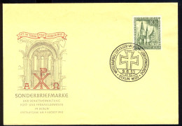 107 Gedächtniskirche 10 Pf. - Amtlicher FDC [FDC I] - Sonstige & Ohne Zuordnung