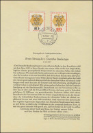 Berlin-ETB Nummer 29 Deutscher Bundestag, Buchstabe B - 1e Dag FDC (vellen)