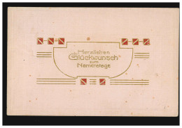 Ansichtskarte Namenstag Darstellungen Im Jugendstil, DÜSSELDORF 1 F 13.7.1914  - Other & Unclassified