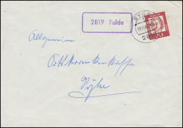 Landpost-Stempel 2819 Felde Auf Brief SYKE 19.19.1963 - Autres & Non Classés