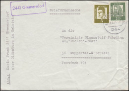 Landpost-Stempel 2441 Gremersdorf Briefdrucksache OLDENBRUG IN HOLSTEIN 2.5.1963 - Altri & Non Classificati