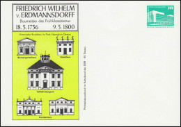 PP 17/8 Bauwerke 10 Pf Friedrich Wilhelm Von Erdmannsdorf 1986, ** - Altri & Non Classificati