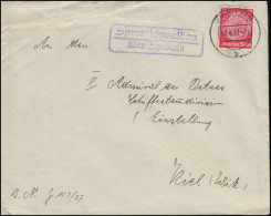 Landpost Sprottischwaldau über SPROTTAU 9.4.1937 Auf Brief Nach Kiel-Wik - Lettres & Documents