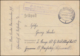 Landpost Schwabsroth über ROTHENBURG Ob Der Tauber 18.10.1942, Feldpostbrief - Storia Postale