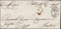 Italien Dienstbrief Gemeindeamt Roverbella Mit R4 29.8. Nach MANTOVA 29.8.1862 - Sin Clasificación