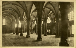 CPSM (Manche) MONT SAINT MICHEL. Abbaye - Salles Des Chevaliers (n° 1001) - Le Mont Saint Michel