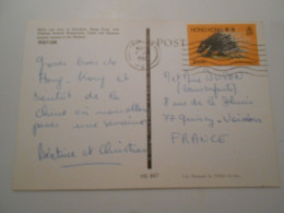 Grande -bretagne Ex Colonies Hong-kong , çarte De Kowloon 1982 Pour Quinçy Voisins - Cartas & Documentos