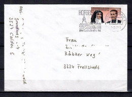 MiNr. 1352; Seligsprechung Von Edith Stein Und Pater Mayer, Auf Portoger. Brief Von Hofgeismar Nach Frellstedt; B-1325 - Storia Postale