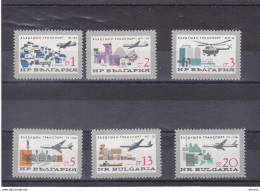 BULGARIE 1965 Avions, Junkers, Iliouchine, Tupolev, Hélicoptère Mig 4 Yvert  1376-1381 NEUF** MNH Cote 5,50 Euros - Ongebruikt