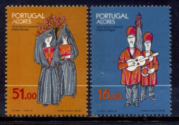 Azores 1984 Portugal / Folk Costumes MNH Trajes Típicos Typische Anzüge / Ga03  32-33 - Altri & Non Classificati