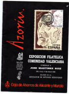 Librito  Con Matasellos Commemorativos  Azorin De 1986 - Lettres & Documents