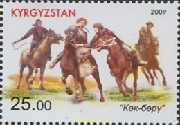 228484 MNH KIRGUIZISTAN 2009 DEPORTES EQUESTRES - Kirgizië