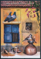 India 2010 MNH SS, Sparrow, Pigeon, Birds - Pigeons & Columbiformes