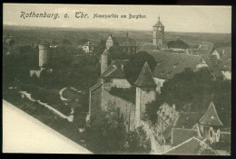 Ak Germany, Rothenburg O.d. Tauber | Mauerparthie Am Burgthor #ans-1968 - Rothenburg O. D. Tauber