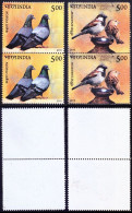 India 2010 MNH 2v In Vertical Pair, Birds, Pigeon, Sparrow - Pigeons & Columbiformes