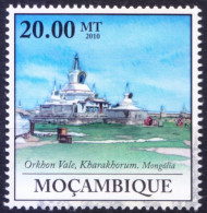 Mozambique 2010 MNH, UNESCO, Ancient Capital Kharkhorum Of Mongolia, Asia - UNESCO