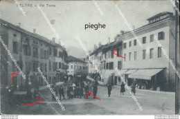 Bg536 Cartolina Feltre Via Tezze Provincia Di Belluno - Belluno