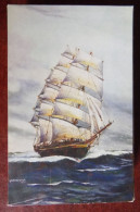 Cpm " Titania " Bound South - Ill. Bannister - Sailing Vessels