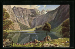 Künstler-AK Heinrich Hoffmann: Königsee, Der Obersee Mit Kauner- Und Röthswand Und Teufelshörnern  - Altri & Non Classificati