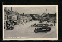 AK Amstetten, Strassenpartie Am Platz  - Autres & Non Classés